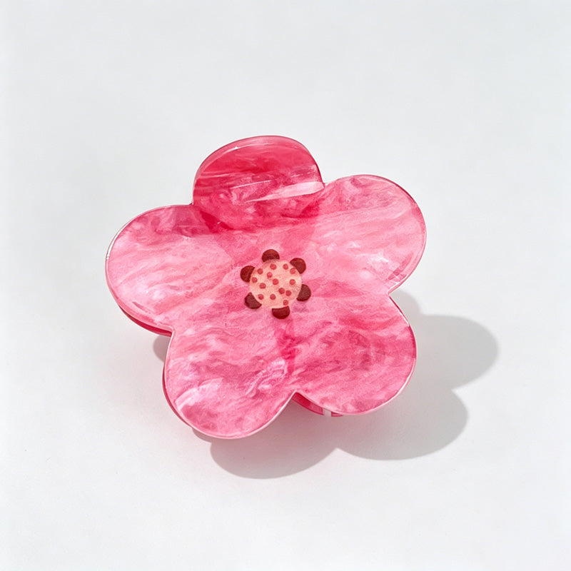 Flower Hair Claw Clips