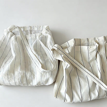 Striped Tote Bag