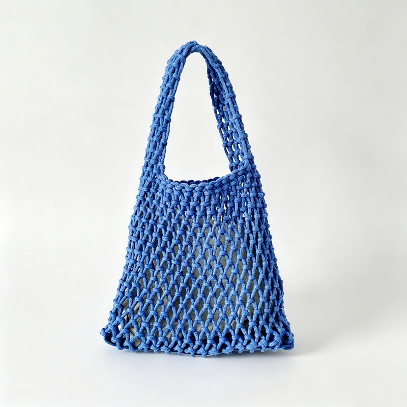 Mesh Knit Tote Bag