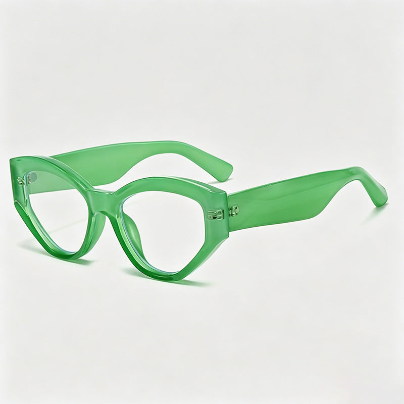 Trendy Irregular Cat Eye Glasses