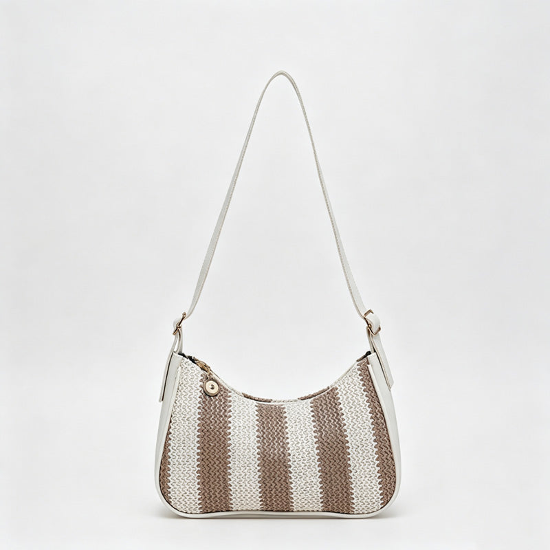 Rainbow Crochet Shoulder Bag