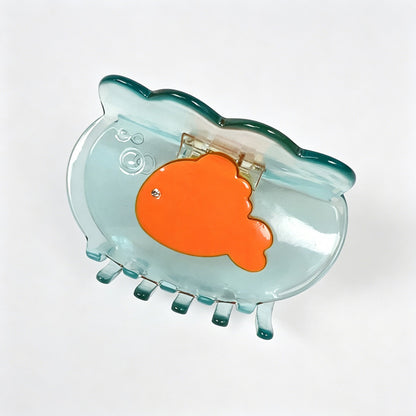 Goldfish Acetate Hair Claw Clips