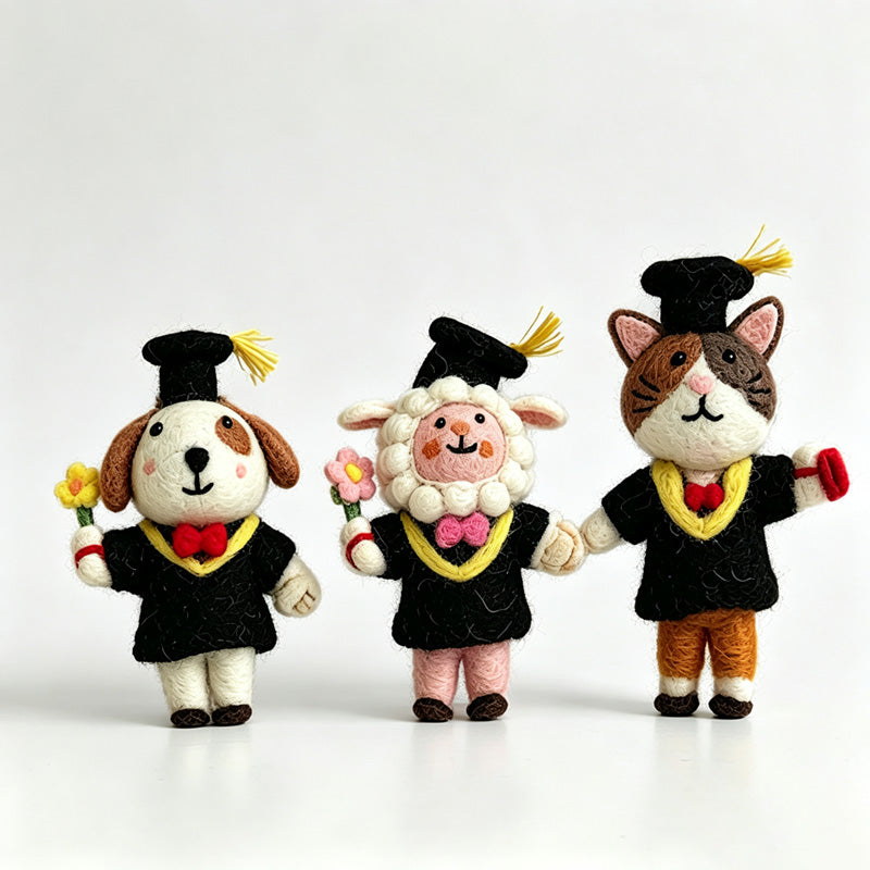 Graduation Plush Keychain