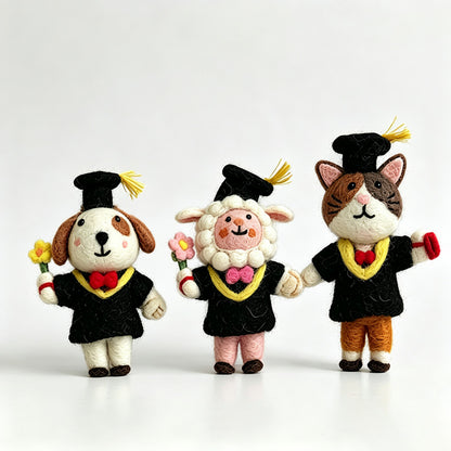 Graduation Plush Keychain