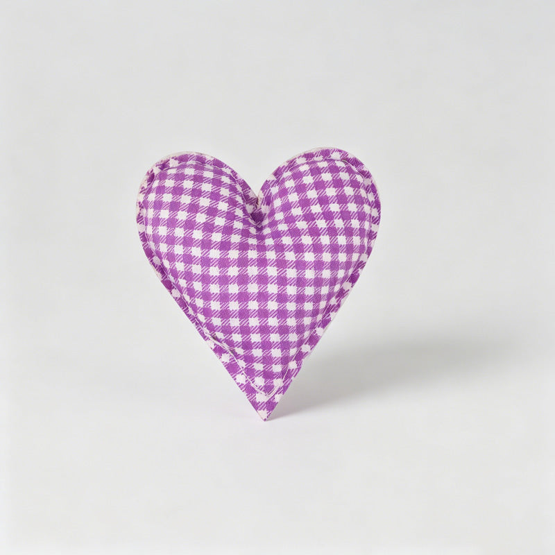 Buffalo Plaid Stuffed Heart Ornament