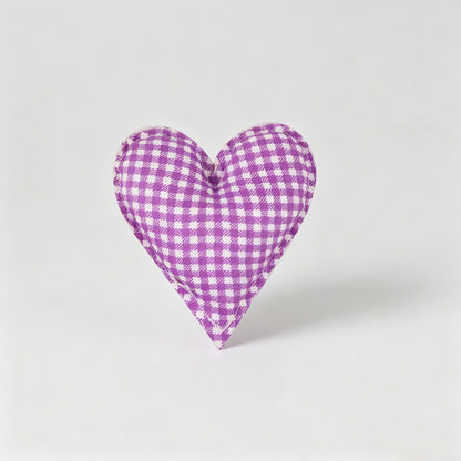 Buffalo Plaid Stuffed Heart Ornament