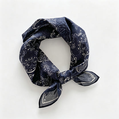Floral Porcelain Print Bandana