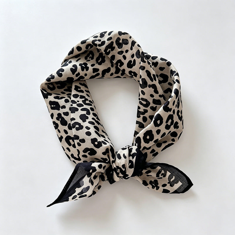 Leopard Paisley Print Bandana