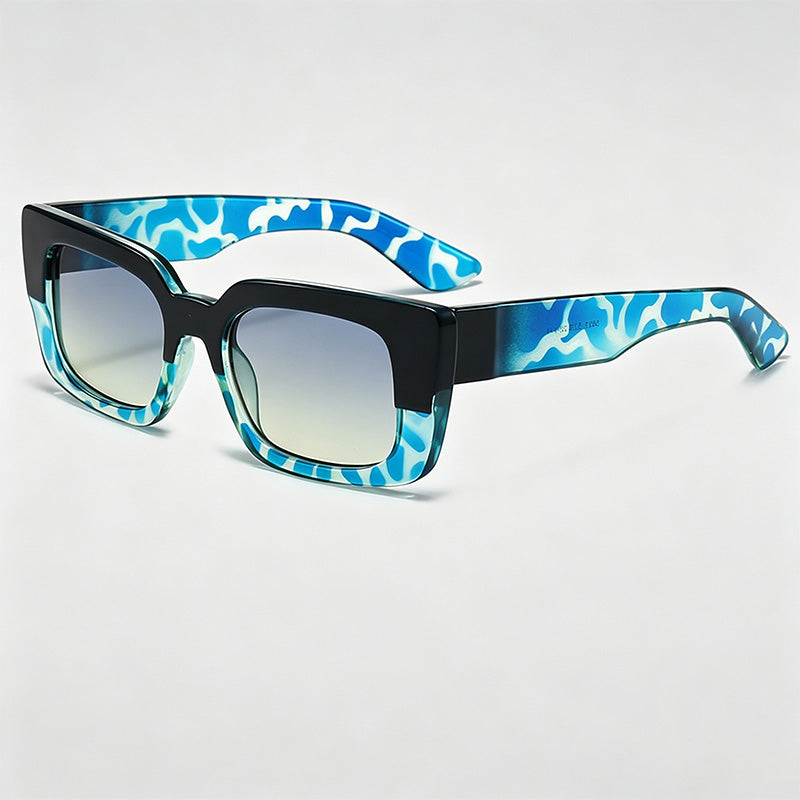 Vintage Thick Square Frame Trendy Sunglasses