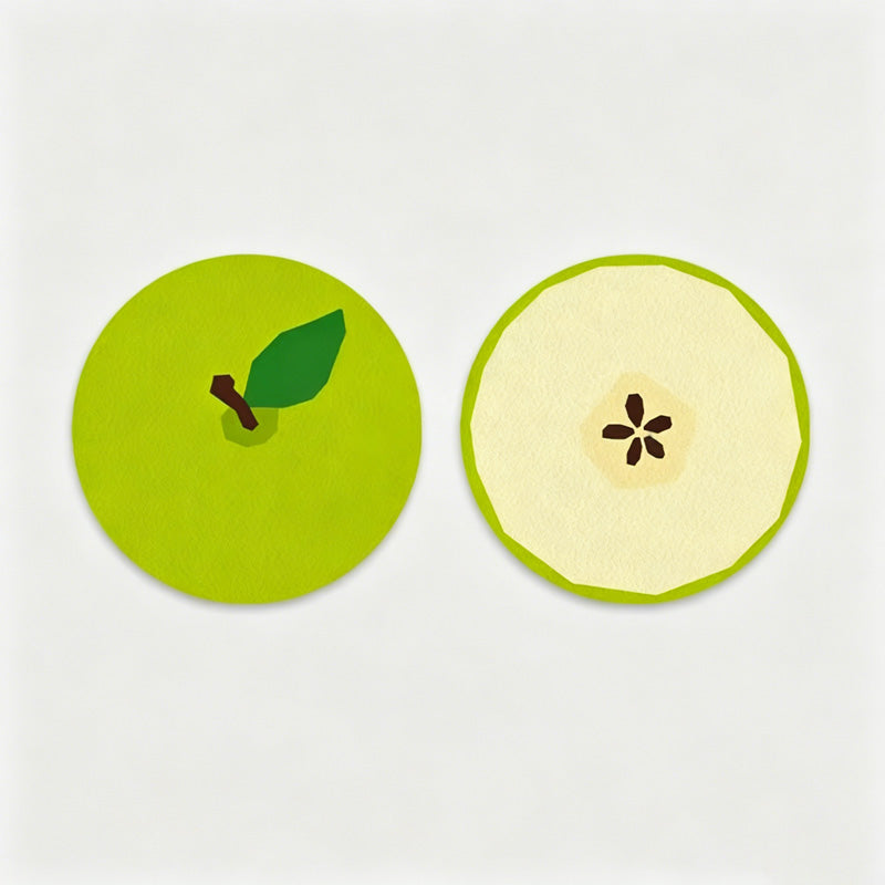 Fruit Print Car Cup Coaster