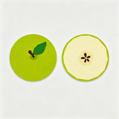 Fruit Print Car Cup Coaster