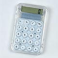 Minimalist Plastic Candy-Button Pocket Mini Office Calculator