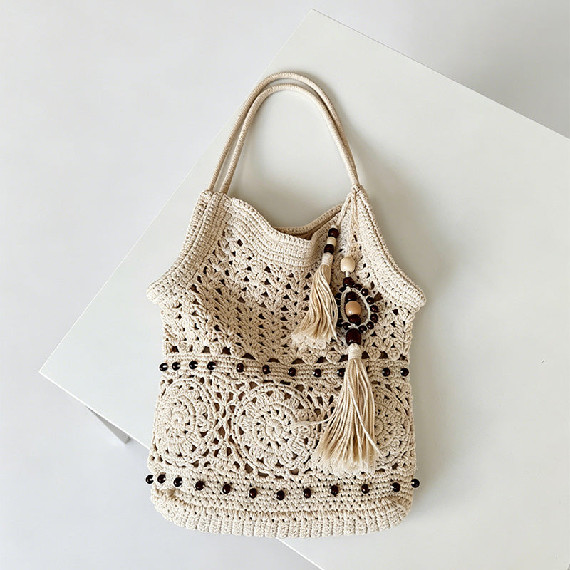 Open Weave Shoulder Bag