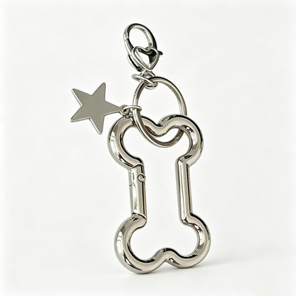 Bone Shape Keychain Bag Charm