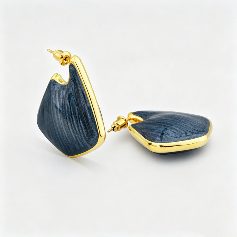 Shimmer Hoop Earrings