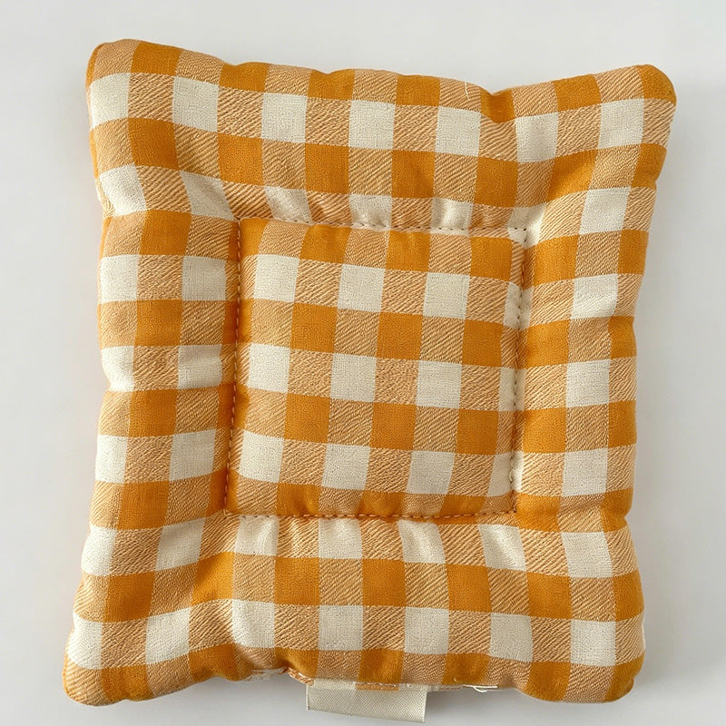 Colorful Quilted Plaid Cotton Coasters for Table