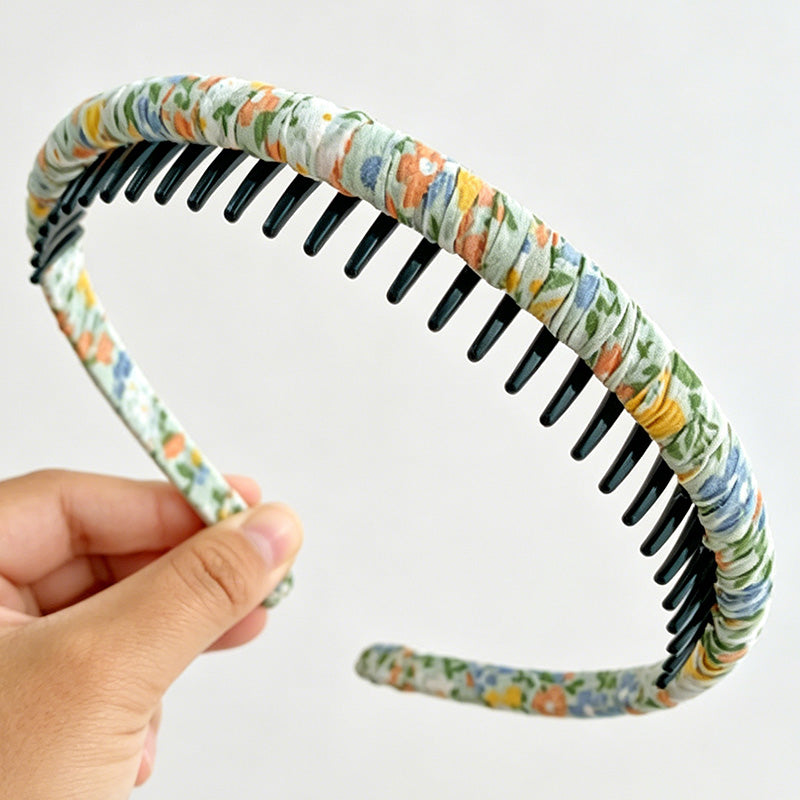 Vintage Floral Non-Slip Fabric Headband