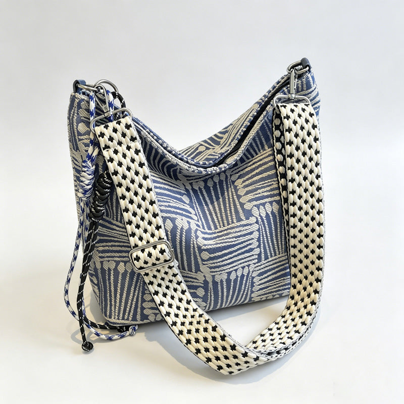 Large Capacity Patchwork Shoulder Bag