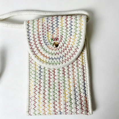 Ribbed Phone Crossbody Bag