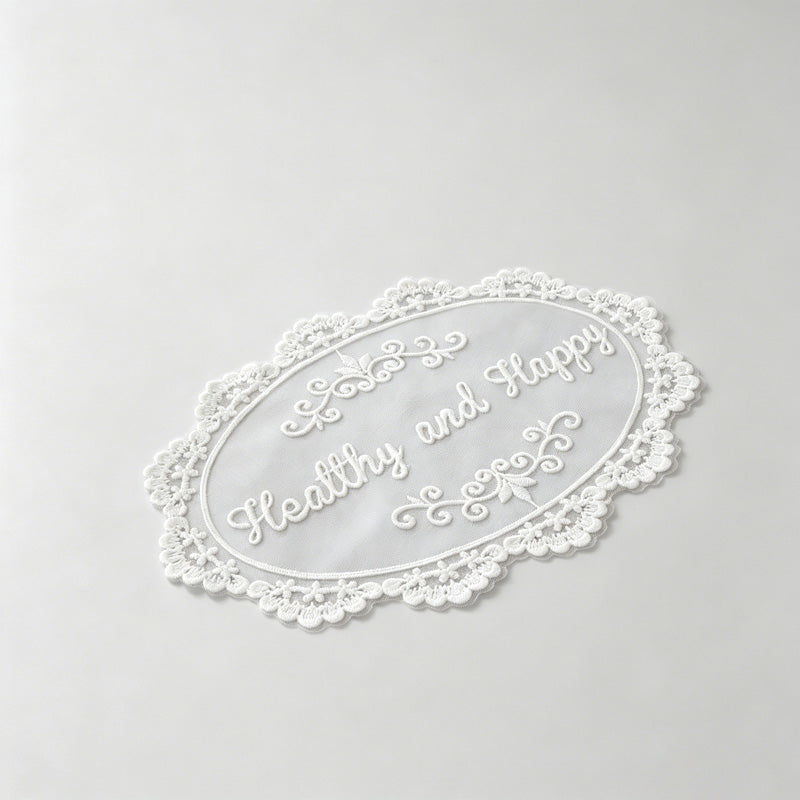 Lace Embroidered Table Coaster