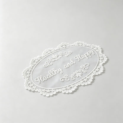 Lace Embroidered Table Coaster
