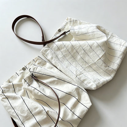 Striped Shoulder Bag