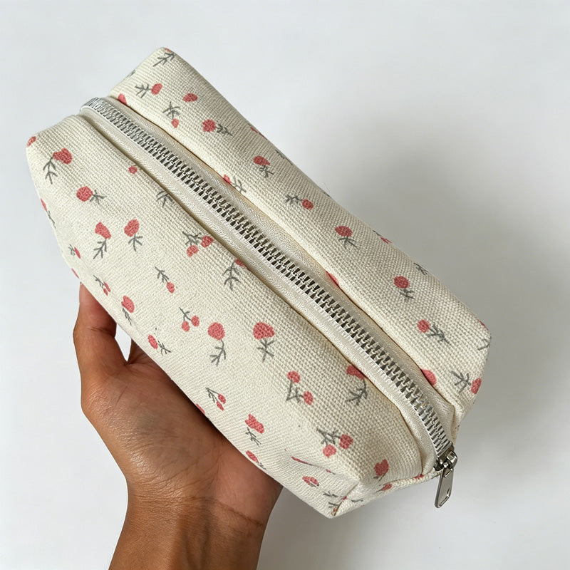 Tiny Floral Pencil Case