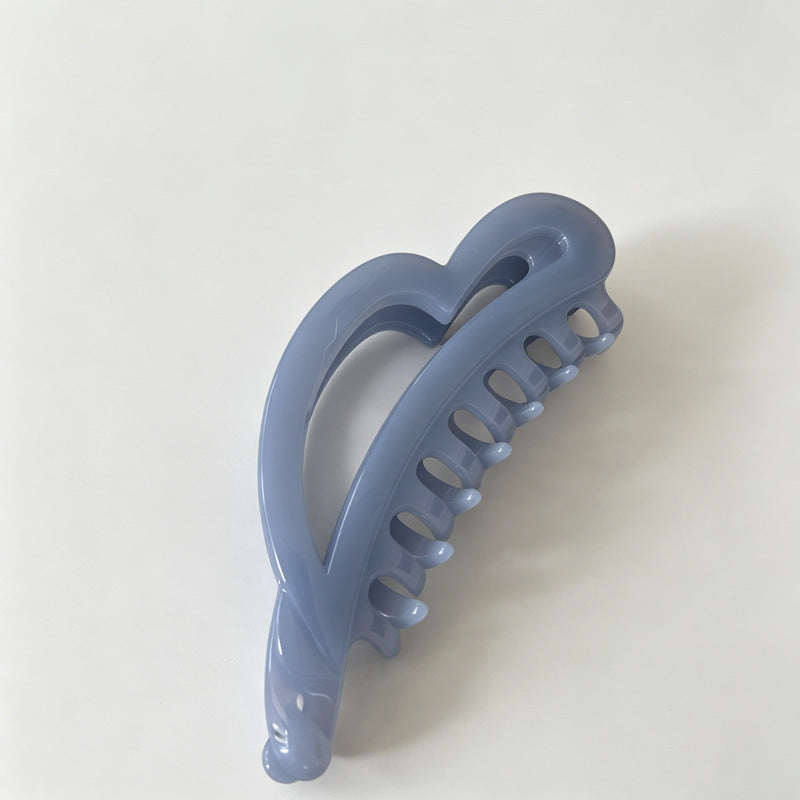 Irregular Heart Acrylic Hair Claw Clip