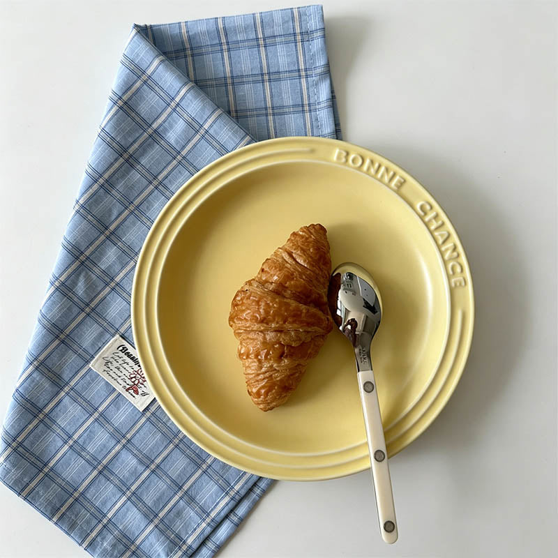 Checkered Cotton Napkins