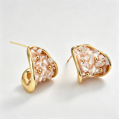 Shell Drop Earrings