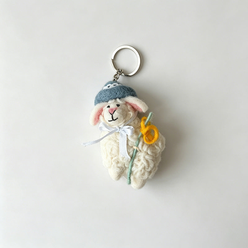 Sheep Doll Keychain Bag Hanging Charm