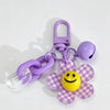 Purple Grid / One Size