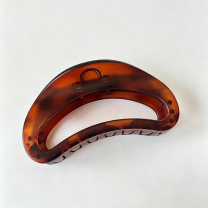 Large Butterfly Acetate Half Round Hair Claw Clip