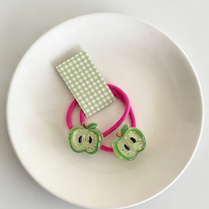 2 Colorful Jelly Hair Tie