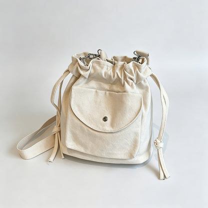 Everyday Drawstring Bucket Bag