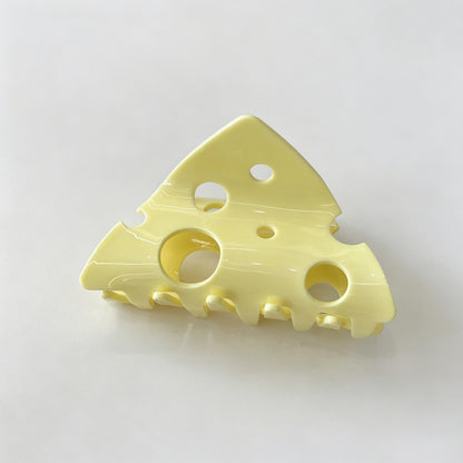 Dessert Cheese Checkered Claw Clip