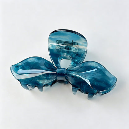 Marbled Acetate Butterfly Hair Claw Clip