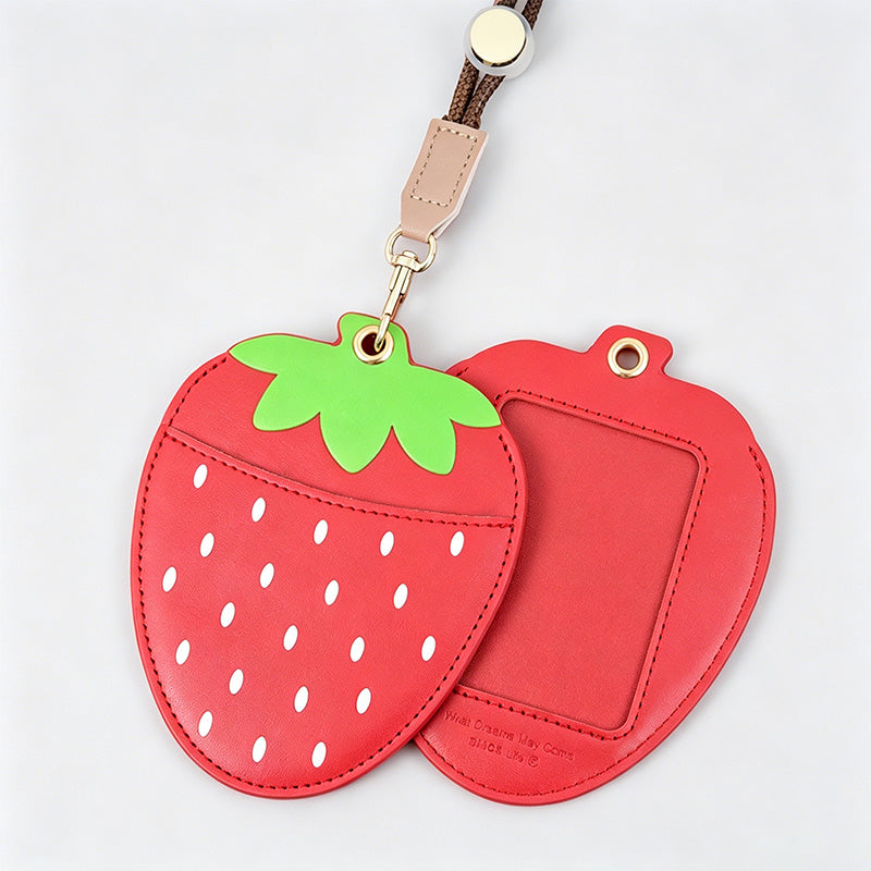 Lovely Cartoon Fruit Shaped PU Card Holder