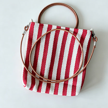 Striped Crossbody Bag