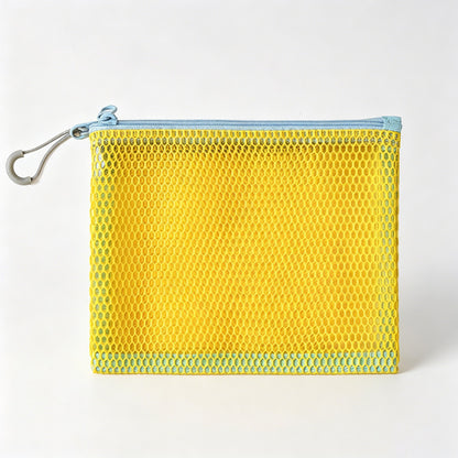 Mesh Zipper Storage Pouch