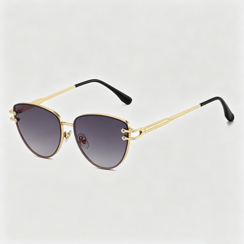 Polygon Trendy Minimalist Metal Fashion Sunglasses