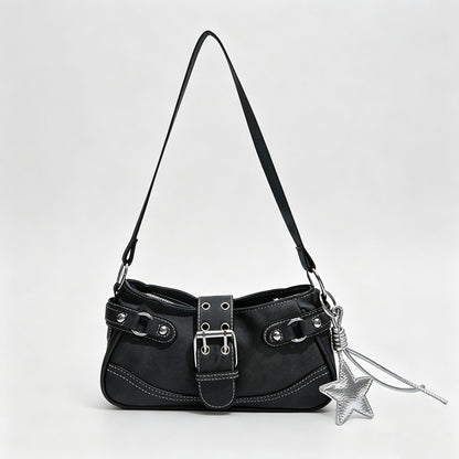 Denim Pocket Shoulder Bag