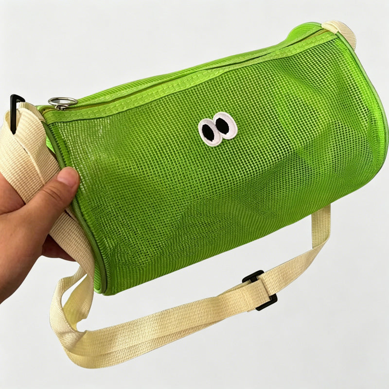Breathable Mesh Swim Crossbody Storage Shoulder Bag