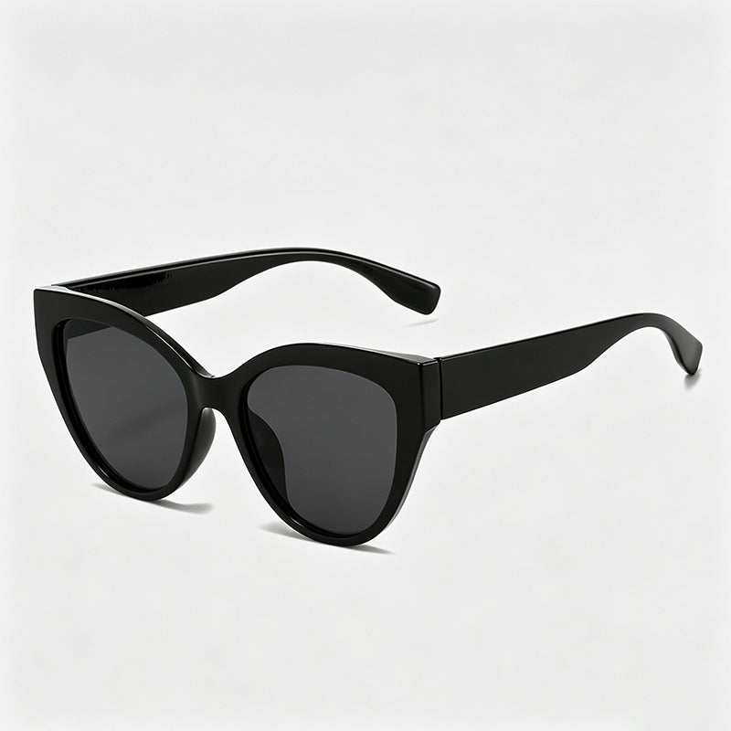 Stylish Two-Tone Cat-Eye PC Frame Fashion Sunglasses
