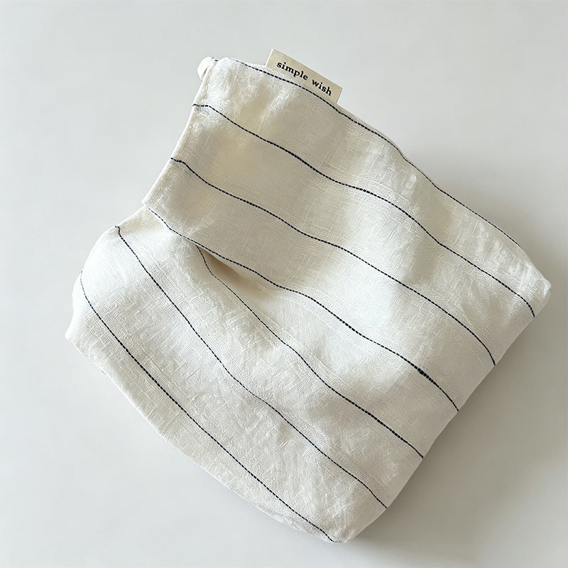 Modern Polka Dot Cotton Linen Crossbody Bag