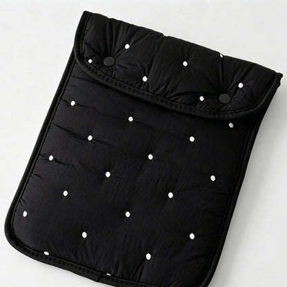 Polka Dot Embroidered Tablet Sleeve
