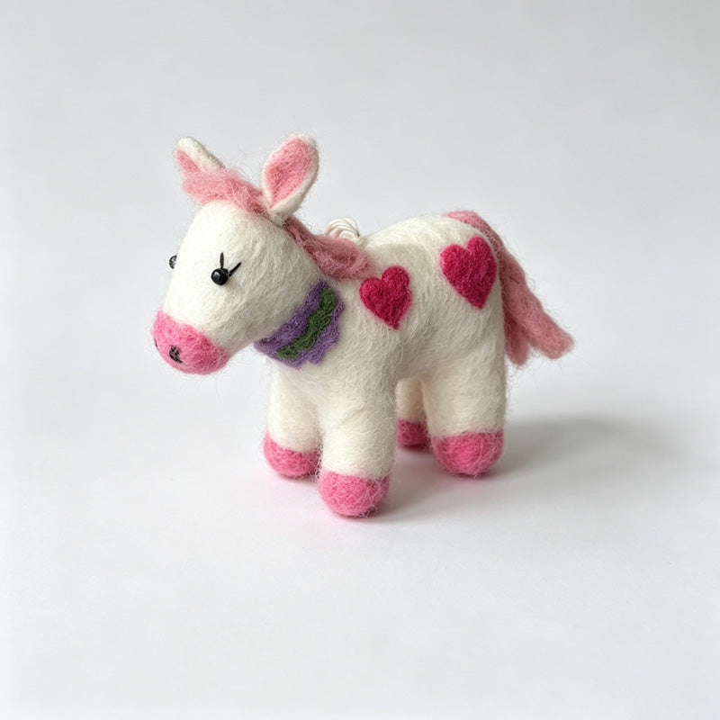 Pony Keychain Bag Charm