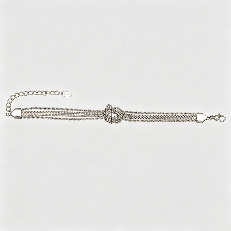 Aesthetic Modern Robust Polished Link Bracelet