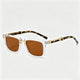 Transparent/Brown / One Size