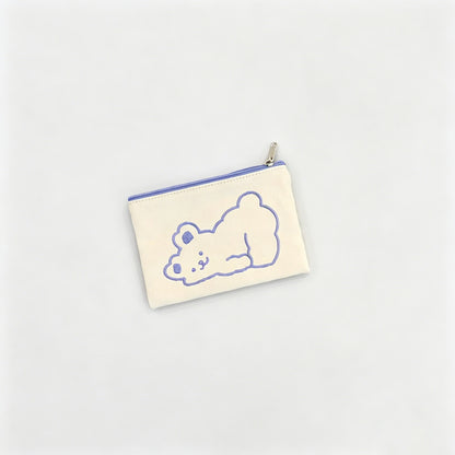 Mini Zipper Cloud Bear Pouch